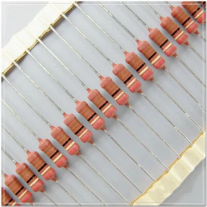 Phil VISHAY BC PR02 series 2.4K/2W 1% axial metal film color ring resistor - Picture 1 of 2