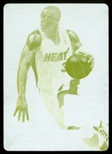 2012-13 Panini Totally Certified #120 ~ YELLOW PRINTING PLATE 1/1 ~ Dwyane Wade