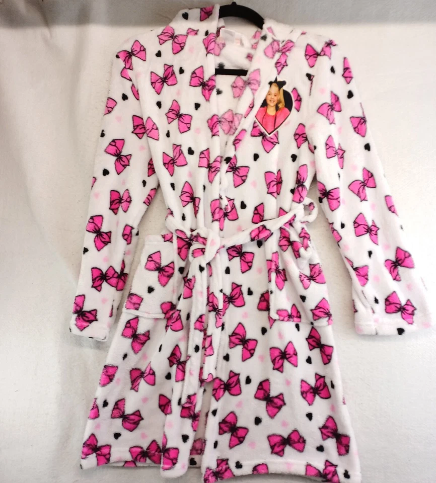 Nickelodeon Cuerda de Baño Niñas 12 JoJo Siwa Sudadera con Capucha Baile Arco Acogedor Manga Larga Foto 1 de 4