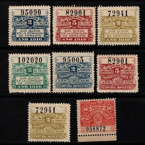 OPC Argentina Santa Fe Province Tax Revenues Lot of 8 MNH 50082 - Picture 1 of 1