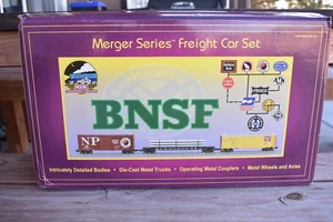 MTH Burlington Northern BNSF Merger Series Güterwagen Set 20-90007 - Bild 1 von 3