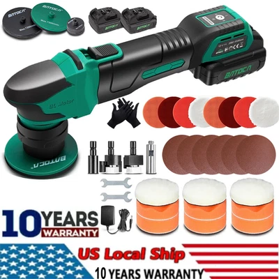 BATOCA 12V Cordless Polisher 1" 3" Mini Car Detailing Buffer&Sander Machine Kits - Image 1 of 4