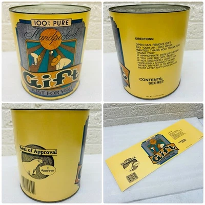 复古!!定制新奇滑稽 Gag“精心挑选的礼物只为你”#10 罐装食品标签 — 第 1/4 张图片