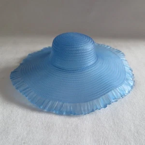 NEW Barbie Extra Fly Beach Swim Doll Oversized Blue Sun Hat ~ Clothing Accessory - Picture 1 of 3