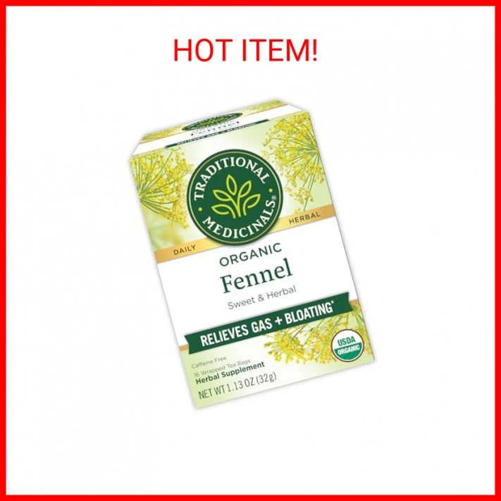 Traditional Medicinals Organic Herbal Tea Fennel - 16 Bags