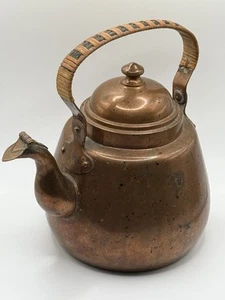 Vintage Kettle Copper Tea Pot Made In Findland - Picture 1 of 13