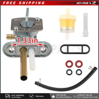 For Yamaha Big Bear 400 YFM400 YFM 350 Gas Tank Switch Fuel Petcock Assembly - Image 1 of 4