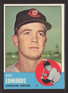 1963 Topps #296 Doc Edwards Cleveland Indians - Picture 1 of 2