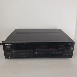 Pioneer CT-S600 Stereo Cassette Deck Auto-Reverse Dolby HX Pro 1988 Tested WORKS - Picture 1 of 10