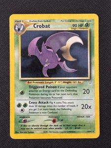 Crobat 04/64 Neo Revelation Unlimited Holo Rare 2001 Damaged - Bild 1 von 8