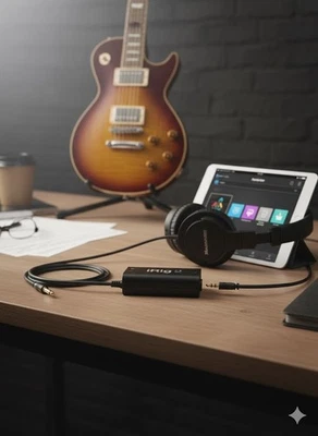 IK Multimedia iRig 2 Gitarren-Schnittstellenadapter - Schwarz - Bild 1 von 2