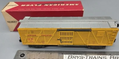 American Flyer Postwar Rare 994 UP Stock Car--Original 24075 Box EX/OB [DA63] - Image 1 of 4