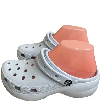 Crocs Classic Platform Clogs Women's Size 6 light blue Comfortable Slip On Shoes - Image 1 of 4