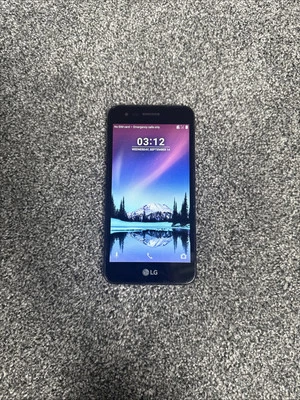 LG K4 2017 Black Unlocked 8GB 1GB RAM 5MP 5" Android Smartphone Hairline Crack - Image 1 of 4