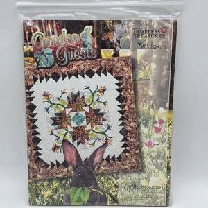 Timeless Treasures Pieced Quilt Pattern Garden Guest Quiltworx 51" x 51" - Picture 1 of 6