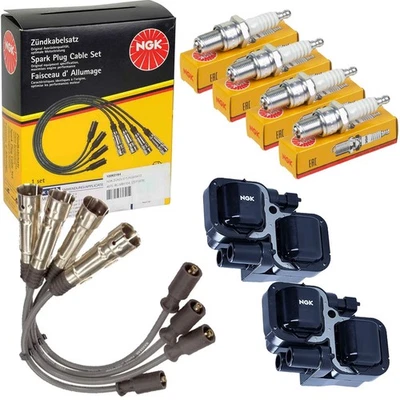 NGK ZÜNDLEITUNG+SPULEN+KERZEN passend für MERCEDES A/B-KLASSE W169 W245 - Bild 1 von 4