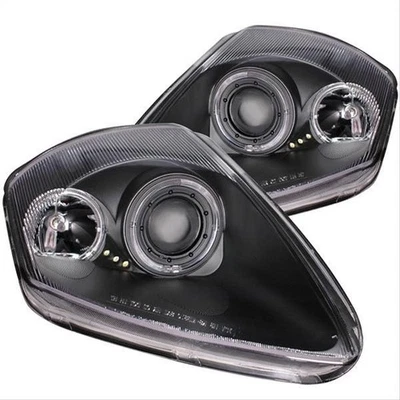 Anzo Headlights Projector With Halo Black Housing 2000-2005 Fits Mitsubishi - Imagem 1 de 4