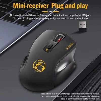 G-1800 Wireless Mouse 2.4GHz with USB Quiet & Lightweight, Long Battery Life - Image 1 of 4