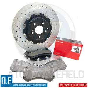 FÜR MERCEDES C63 & C63S AMG VORNE 2 STÜCK SCHWIMMENDE BREMBO BREMSSCHEIBEN BELÄGE 390mm - Bild 1 von 6