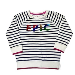 Mini Boden Epic Flip Sequin Sweatshirt Size 7/8 - Picture 1 of 6