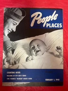 Revista People & Places 1940 febrero - ft 1940 modelos DeSoto/historia/anuncios - Imagen 1 de 9