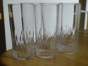 BACCARAT CRISTAL 6 ANCIENS VERRES LONG DRINK GOBELET RICHELIEU ht 11 cm - Picture 1 of 10