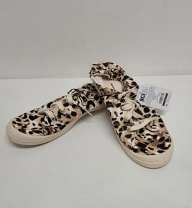 Time & Tru Women's Casual Scrunch Back Sneaker Shoe - LEPOARD ☆CHOOSE SIZE☆ - Picture 1 of 7