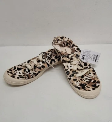 Time & Tru Women's Casual Scrunch Back Sneaker Shoe - LEPOARD ☆CHOOSE SIZE☆ - Image 1 of 4