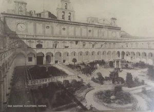 Antique Print – San Martino Cloisters Naples – C1930 – Italy Architecture - Picture 1 of 4