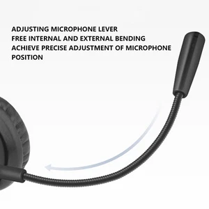 Call Center Headset USB Adjustable Wired Service Headphone With Noise Cancell FY - Afbeelding 1 van 22