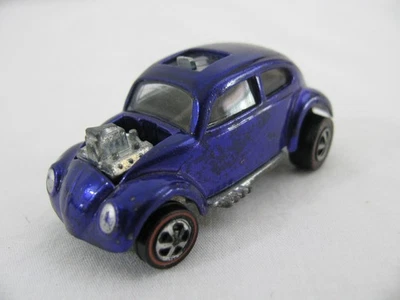 Vintage 1967 Mattel Hot Wheels Redline Purple Custom Volkswagen VW Beetle Bug - Image 1 of 4