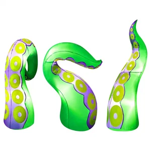 6 ft LED Halloween Octopus Tentacle Inflatable – 3-Piece Yard Decor - Picture 1 of 5