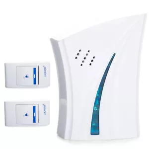 Wireless Door Bell With Two Remote Buttons And Batteries - Picture 1 of 3