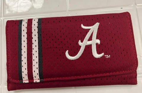 Alabama Crimison Tide Jersey Wallet Roll Tide Football Sports Cover