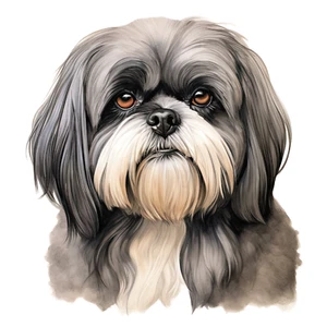 Lhasa Apso Terrier Quality Wicking T-Shirts / Dog Breed T-Shirt - Picture 1 of 12