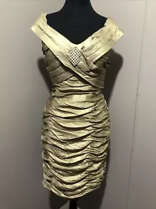 CACHET DRESS SIZE 8 NWT WHISKEY IN COLOR PARTY, CRUISE , FORMAL - Picture 1 of 9