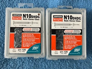 N10DHDG 350 Nails Hot Dip Galvanized 1.5" x .148" Simpson Strong Tie - Picture 1 of 2
