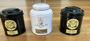 3er Set - leere Mariage Freres & La Vie Del Té Firenze Teedosen - Bild 1 von 4