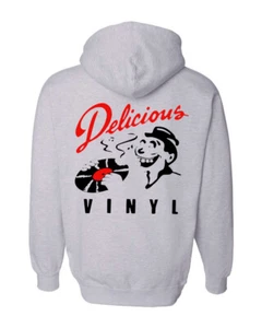 Delicious Vinyl Hoodie - Pharcyde hip hop discográfico sello Los Angeles - Imagen 1 de 10