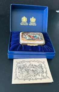 LIMITED EDITION HALCYON DAYS "A RAKES PROGRESS" ENAMEL TRINKET BOX #180/250 - Picture 1 of 6