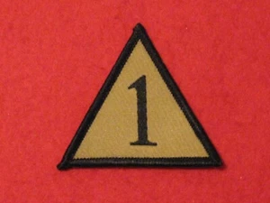 BRITISH ARMY 1ST ARMOURED INFANTRY BRIGADE TRF BADGE BUFF - Picture 1 of 1