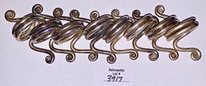 8 anillos de servilleta de comedor con pergamino giratorio de metal plateado - Imagen 1 de 11