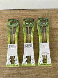 EcoTools Enhancing Eye Set Brushes 3 PACK OF 4 (4 Brush Heads Each) - Picture 1 of 2