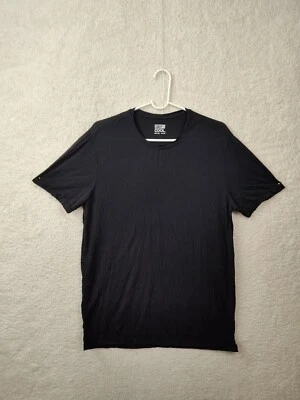 Camisa 32 Degrees Cool Hombre Mediana Negra Mezcla de Nailon Manga Corta Calce Regular Camiseta Foto 1 de 4