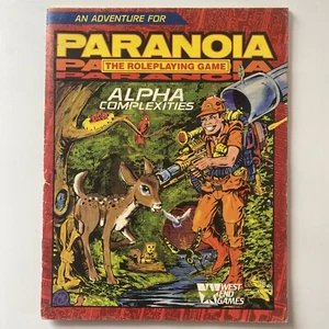 Alpha Complexities Adventure For Paranoia 1988, The Roleplaying Game Book Manual - Foto 1 di 8