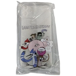 Regular Show iPhone 11 Case Cover Phone Clear Mordecai Rigby Benson Muscle Man - Picture 1 of 8