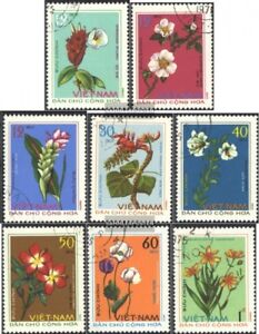 Vietnam 795-802 (complete issue) used 1975 Medicinal Plants