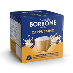 64 CAPSULE Caffè Borbone GUSTO CAPPUCCIONE COMPATIBILE DOLCE GUSTO - Foto 1 di 10