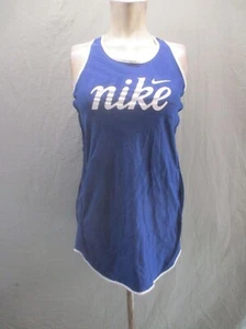 Nike Size L Girl Blue Lightweight Racerback Sleeveless Athletic Tennis Dress 845 - Picture 1 of 9