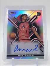 AMEN THOMPSON 2022-23 TOPPS FINEST OTE REFRACTOR AUTOGRAPH AUTO Q1652